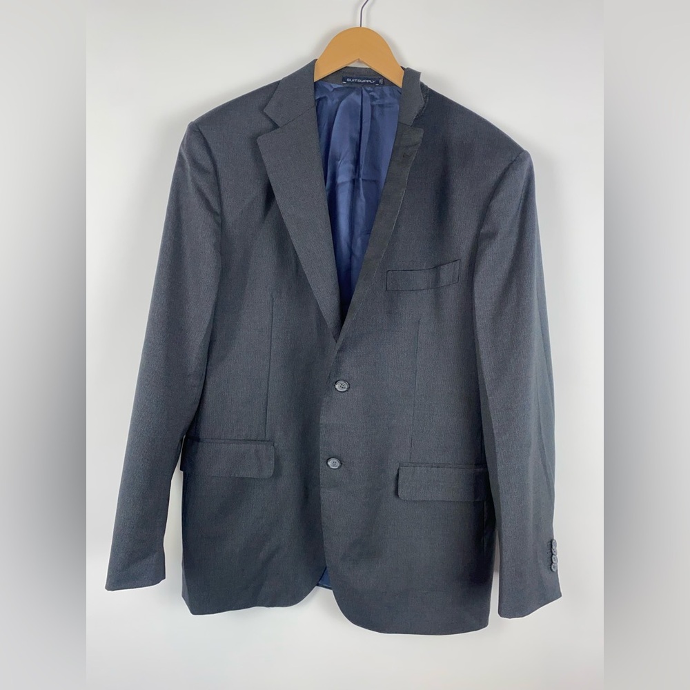 Suitsupply Napoli Gray Wool Blazer – Size 54 (44R) – Reda Super 110s‎